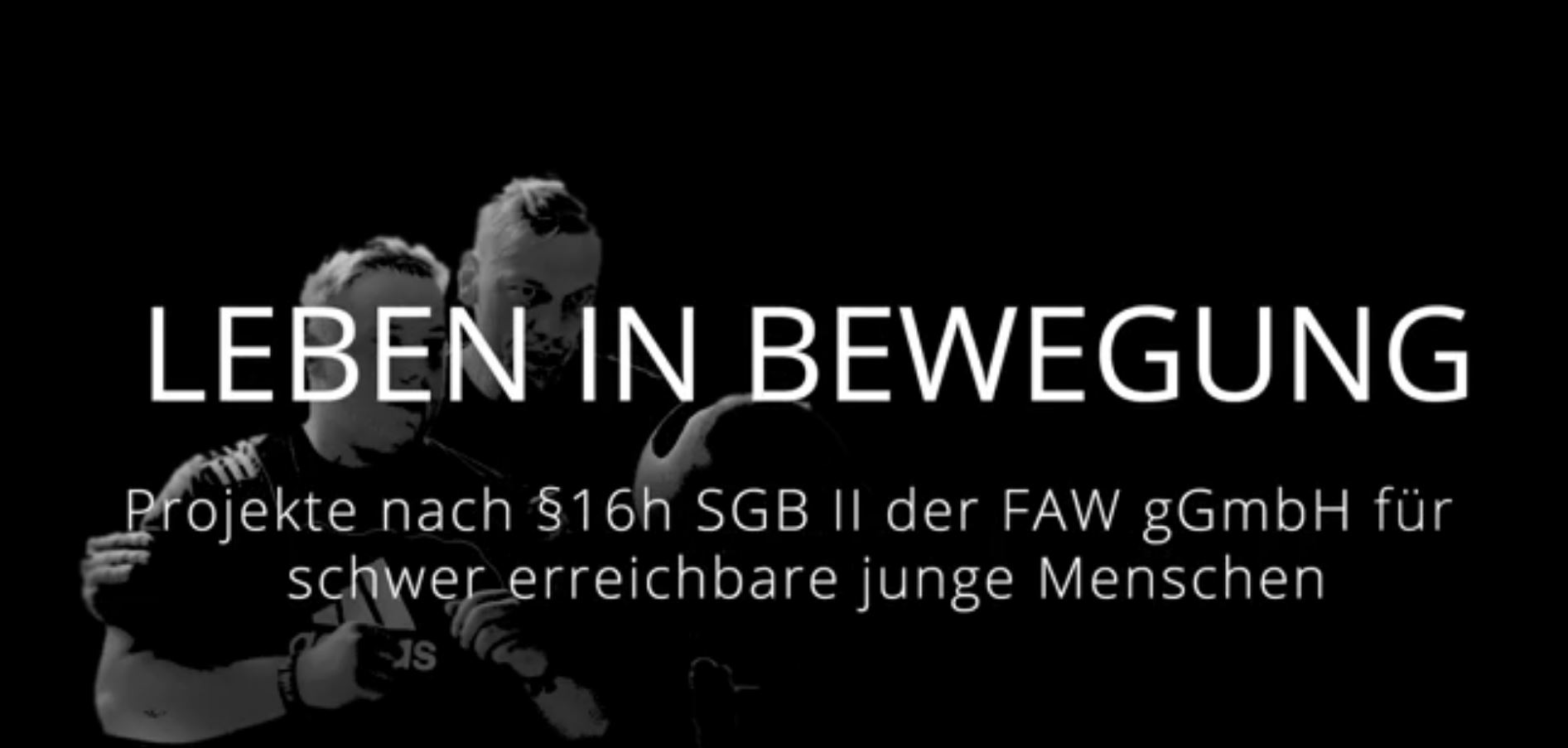 Im Video werden die SGB II 16h-Projekte der FAW vorgestellt.